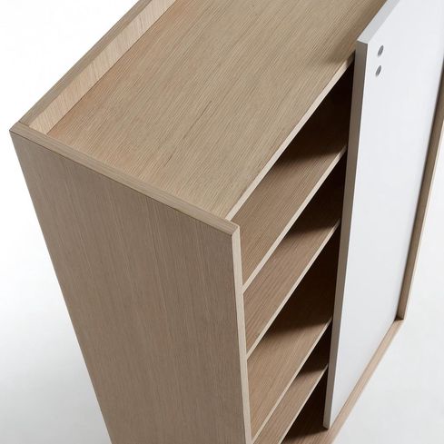 boekenkast eiken fineer laforma boekenkast lish 180x54 eiken hout fineer mdf wit boekenkast eiken fineer laforma boekenkast lish 180x54 eiken hout fineer mdf wit
